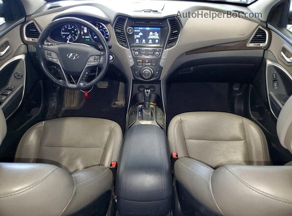 5NMZUDLB3HH028483 2017 HYUNDAI SANTA Серый Вид панели приборов