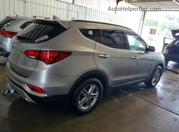 5NMZUDLB3HH028483 2017 HYUNDAI SANTA Серый Задняя правая четверть