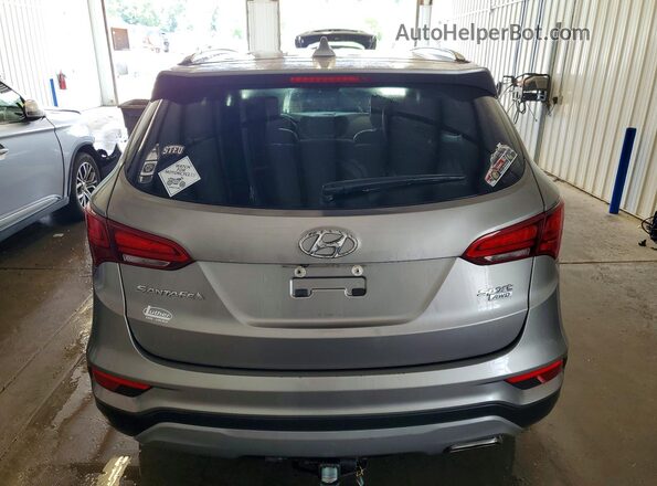 5NMZUDLB3HH028483 2017 HYUNDAI SANTA Серый Вид сзади