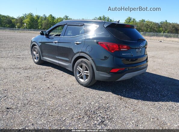 5NMZUDLB3JH095011 2018 HYUNDAI SANTA FE SPORT Black Rear left