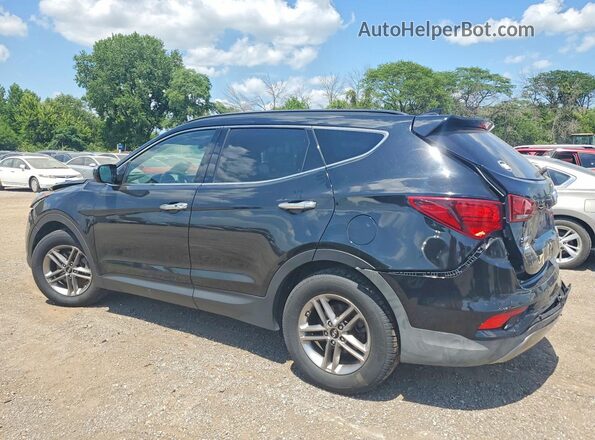 5NMZUDLB4HH028556 2017 HYUNDAI SANTA Black Tył lewy