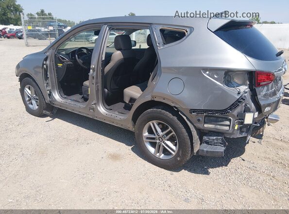 5NMZUDLB4HH043672 2017 HYUNDAI SANTA FE SPORT Silver Tył lewy