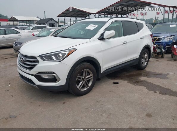 5NMZUDLB5HH034737 2017 HYUNDAI SANTA FE SPORT White Передня ліва чверть