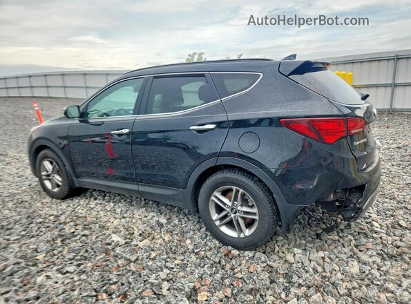 5NMZUDLB5HH042076 2017 HYUNDAI SANTA Black Հետևի ձախ