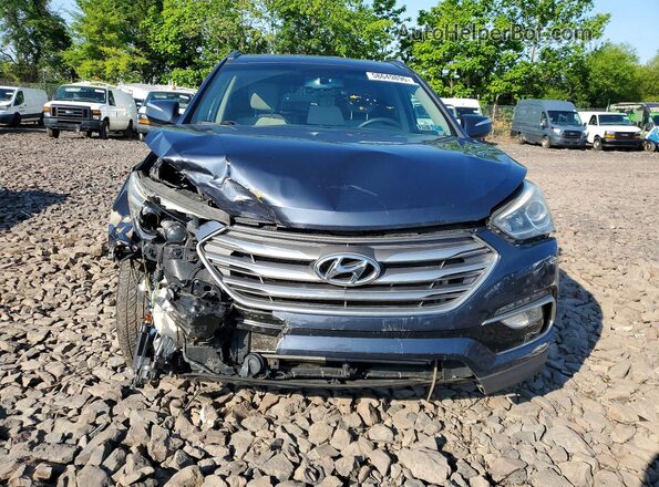5NMZUDLB5JH056114 2018 HYUNDAI SANTA Gray Դիմացի տեսք