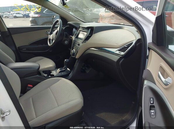 5NMZUDLB6HH009748 2017 HYUNDAI SANTA FE SPORT White Սալոնի դիմացի տեսք