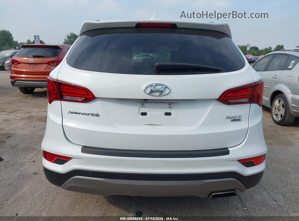5NMZUDLB6HH009748 2017 HYUNDAI SANTA FE SPORT White 