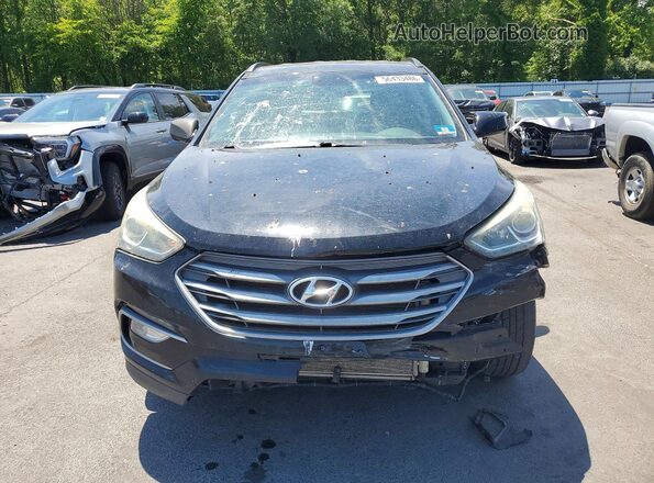 5NMZUDLB6HH018739 2017 HYUNDAI SANTA Черный Вид спереди