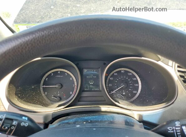 5NMZUDLB6HH018739 2017 HYUNDAI SANTA Черный Вид щитка приборов