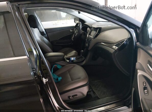 5NMZUDLB6HH031913 2017 HYUNDAI SANTA FE SPORT Black Vista interior delantera