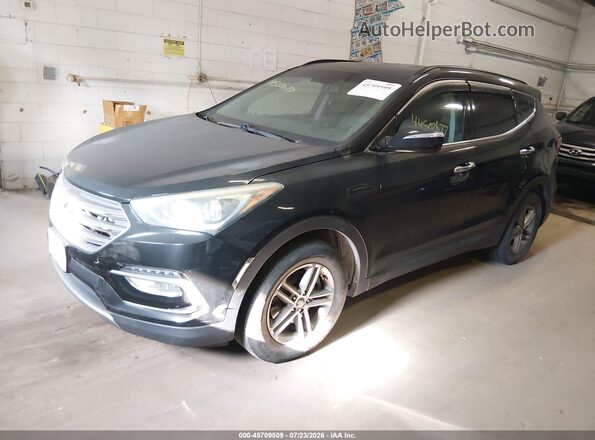 5NMZUDLB6HH031913 2017 HYUNDAI SANTA FE SPORT Black Vista tres cuartos delantera izquierda