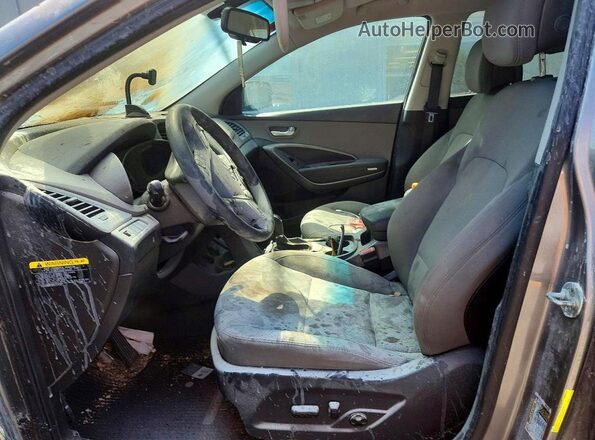 5NMZUDLB7JH089938 2018 HYUNDAI SANTA Beige Սալոնի դիմացի տեսք
