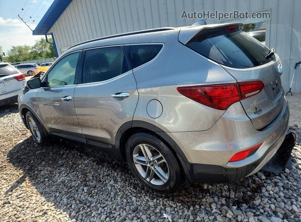 5NMZUDLB7JH089938 2018 HYUNDAI SANTA Beige Հետևի ձախ