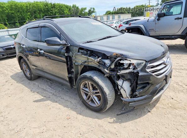 5NMZUDLB8HH012277 2017 HYUNDAI SANTA Black წინა მარჯვენა