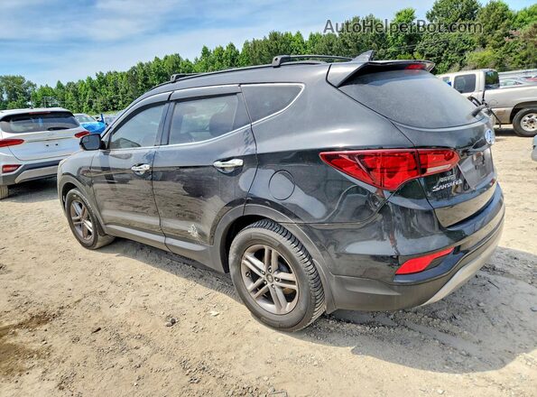 5NMZUDLB8HH012277 2017 HYUNDAI SANTA Black უკანა მარცხენა