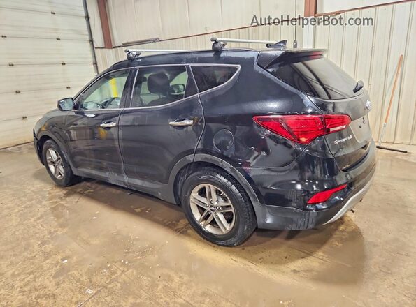 5NMZUDLB8HH022629 2017 HYUNDAI SANTA Black Rear left