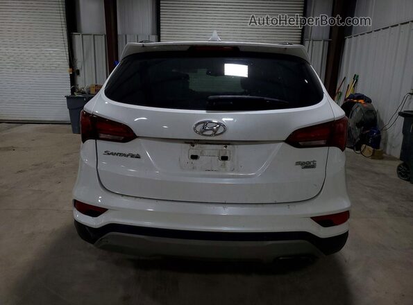 5NMZUDLB9HH005967 2017 HYUNDAI SANTA White Vista trasera