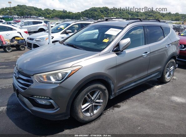 5NMZUDLB9HH048057 2017 HYUNDAI SANTA FE SPORT Silver Front left