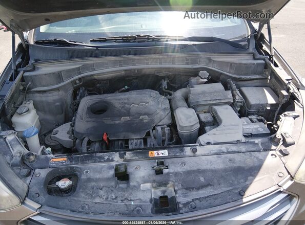 5NMZUDLB9HH048057 2017 HYUNDAI SANTA FE SPORT Silver Rear view