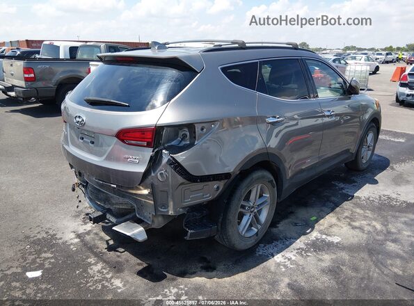 5NMZUDLB9HH048057 2017 HYUNDAI SANTA FE SPORT Silver Rear right