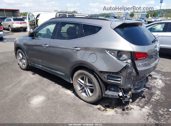 5NMZUDLB9HH048057 2017 HYUNDAI SANTA FE SPORT Silver Rear left