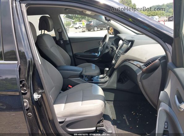 5NMZUDLB9JH098706 2018 HYUNDAI SANTA FE SPORT Black Вид салону спереду