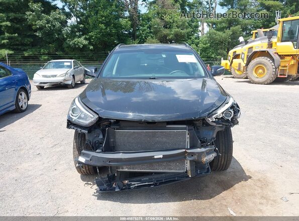 5NMZUDLB9JH098706 2018 HYUNDAI SANTA FE SPORT Black Вид задньої частини салону