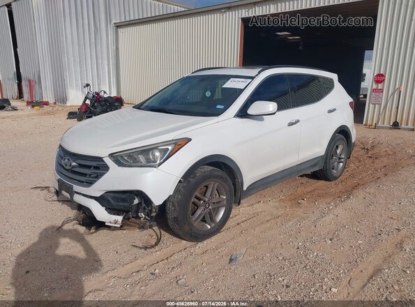 5NMZUDLBXHH010370 2017 HYUNDAI SANTA FE SPORT White Front left