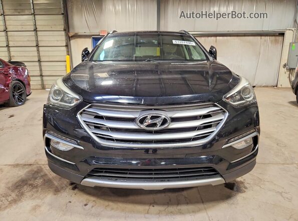 5NMZUDLBXHH030425 2017 HYUNDAI SANTA Black Vista frontal