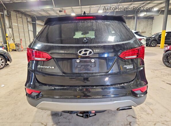 5NMZUDLBXHH030425 2017 HYUNDAI SANTA Black Vista trasera