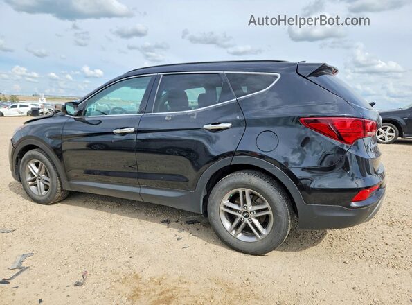 5NMZUDLBXJH094101 2018 HYUNDAI SANTA Black Հետևի ձախ