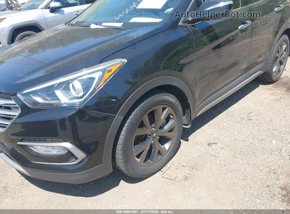 5NMZW4LA3HH043115 2017 HYUNDAI SANTA FE SPORT Черный Вид спереди