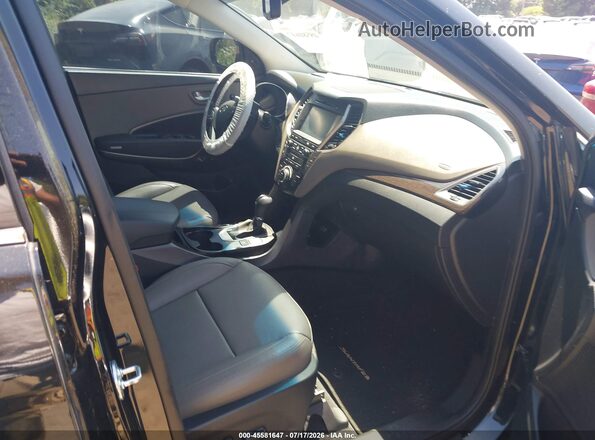 5NMZW4LA3HH043115 2017 HYUNDAI SANTA FE SPORT Черный Вид салона спереди