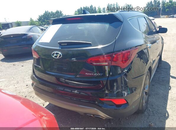 5NMZW4LA3HH043115 2017 HYUNDAI SANTA FE SPORT Черный 