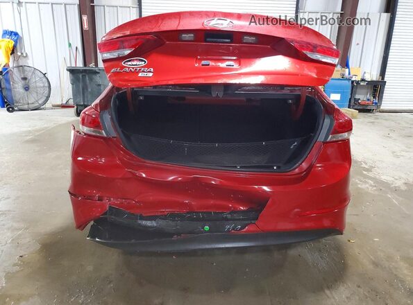 5NPD74LF0HH075669 2017 HYUNDAI ELANTRA Красный Вид сзади