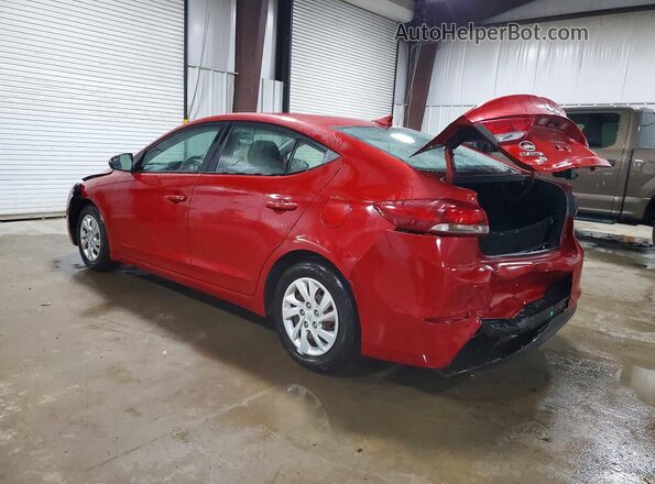 5NPD74LF0HH075669 2017 HYUNDAI ELANTRA Красный Задняя левая четверть