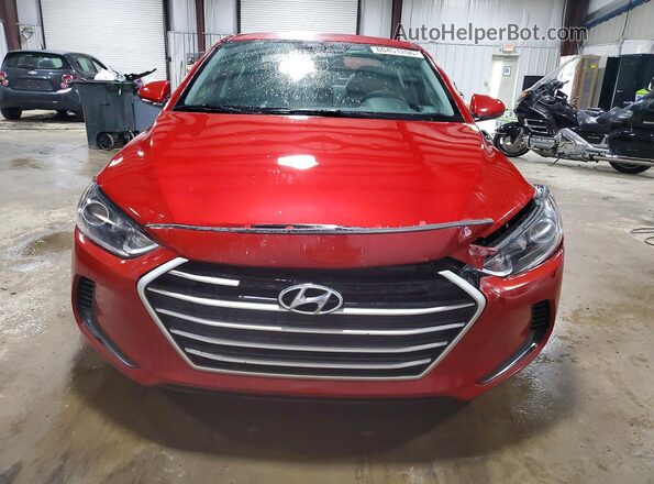 5NPD74LF0HH075669 2017 HYUNDAI ELANTRA Красный Вид спереди