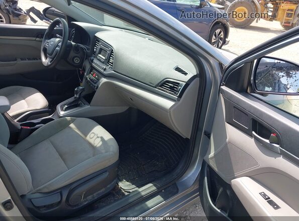 5NPD74LF0HH078359 2017 HYUNDAI ELANTRA Gray Вид салону спереду