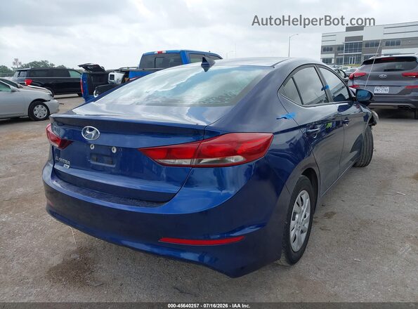 5NPD74LF0HH174606 2017 HYUNDAI ELANTRA Blue უკანა მარჯვენა