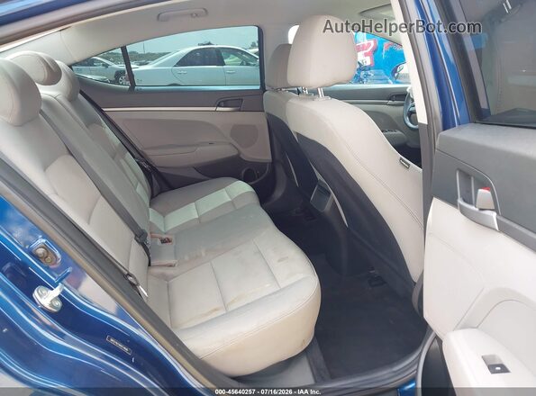 5NPD74LF0HH174606 2017 HYUNDAI ELANTRA Blue VIN კოდის სტიკერის ხედი