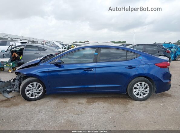 5NPD74LF0HH174606 2017 HYUNDAI ELANTRA Blue 