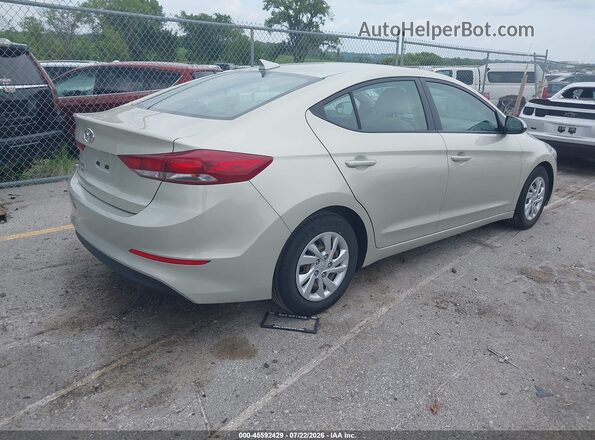 5NPD74LF0HH182785 2017 HYUNDAI ELANTRA Gold Trasero derecho