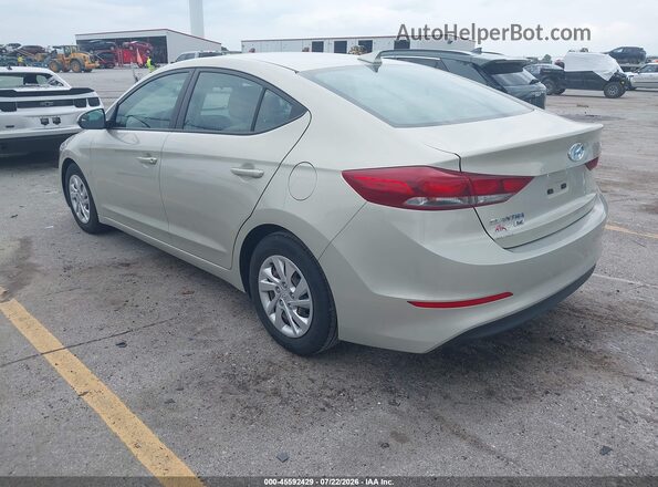 5NPD74LF0HH182785 2017 HYUNDAI ELANTRA Gold Trasero izquierdo