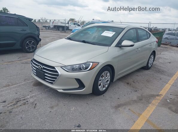 5NPD74LF0HH182785 2017 HYUNDAI ELANTRA Gold Vista tres cuartos delantera izquierda