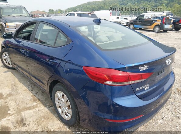 5NPD74LF0HH192832 2017 HYUNDAI ELANTRA Синий Задняя левая четверть