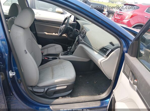 5NPD74LF0HH192832 2017 HYUNDAI ELANTRA Синий Вид салона спереди