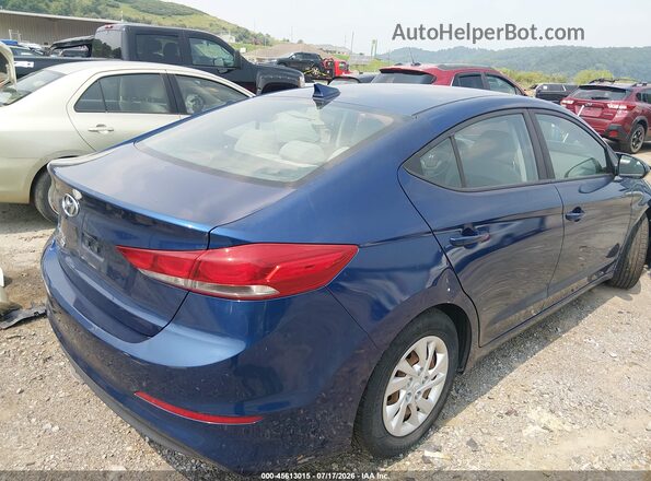 5NPD74LF0HH192832 2017 HYUNDAI ELANTRA Синий Задняя правая четверть