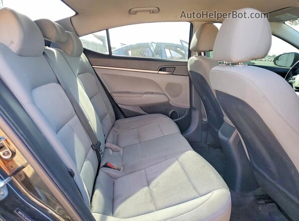 5NPD74LF0JH219081 2018 HYUNDAI ELANTRA Black Vista de los asientos traseros