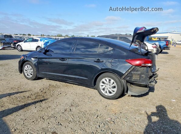 5NPD74LF0JH219081 2018 HYUNDAI ELANTRA Black Trasero izquierdo