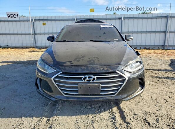 5NPD74LF0JH219081 2018 HYUNDAI ELANTRA Black Vista frontal